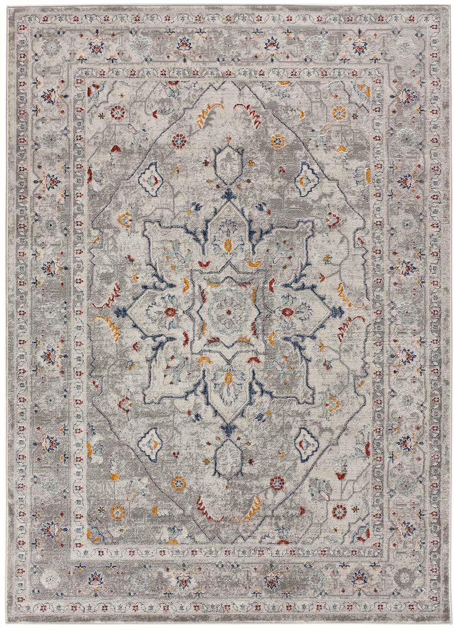 PIXIE - Tapis ethnique vintage multicolore, 080X150 cm