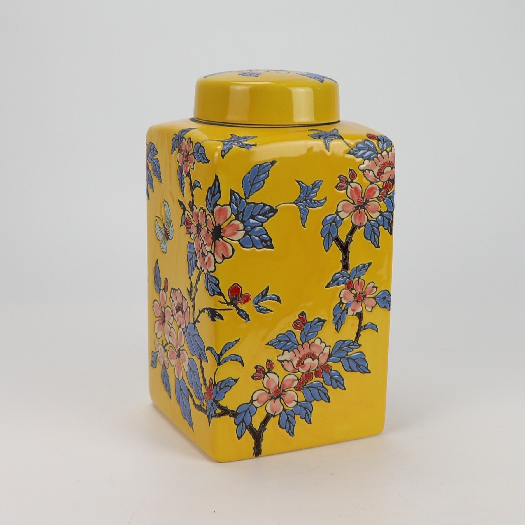 Fine Asianliving Chinese Gemberpot Porselein Geel