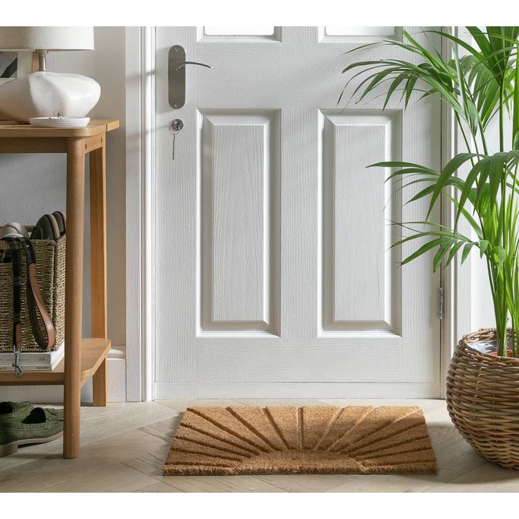 Habitat Sunshine Natural Short Pile Doormat - 60x40cm