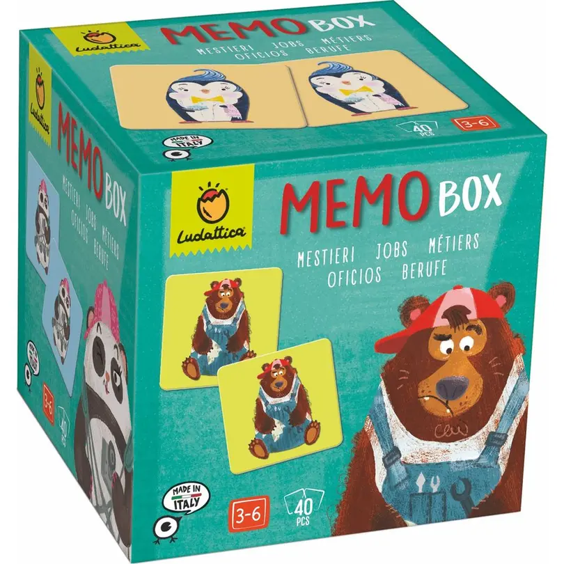 Memospiel 40er-Set Memory