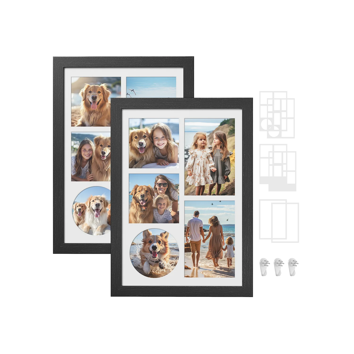 Cadre photo A4 avec 3 fonds RPF024