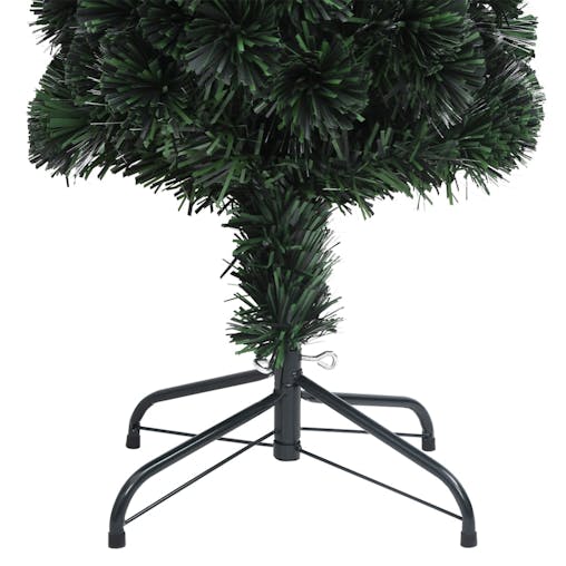 NNEVL Artificial Slim Christmas Tree with Stand 120 cm Fibre Optic