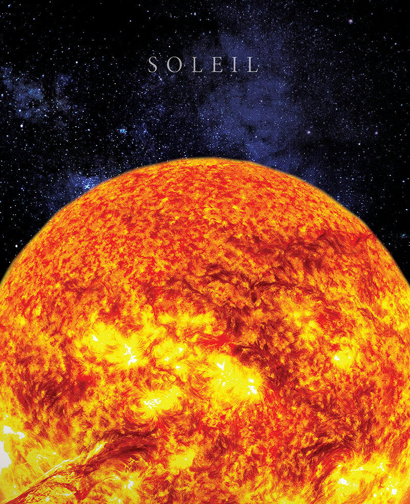 - Tableau sur toile Soleil 40x50