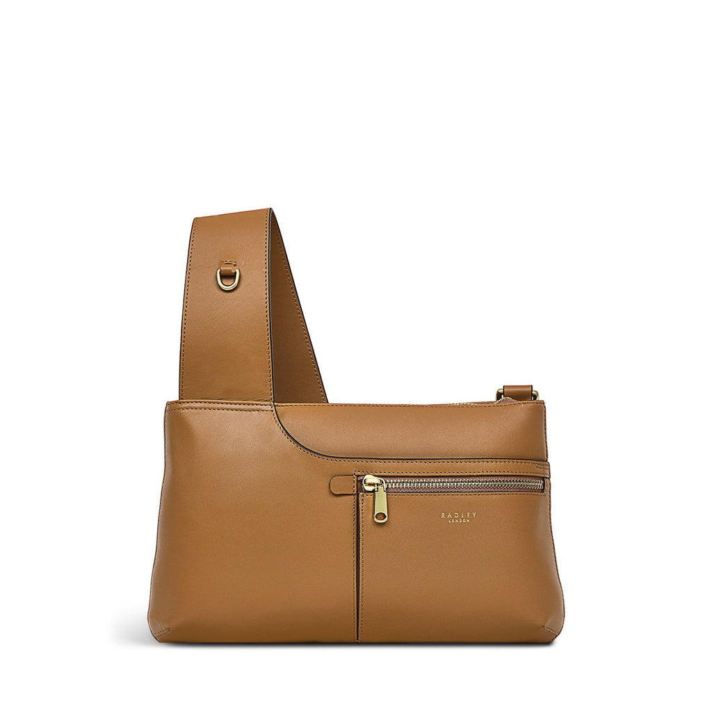Pockets Small Ziptop Cross Body Bag - RHB18102