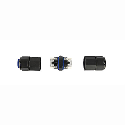Connecteur de câble étanche IP68 3 fils noir