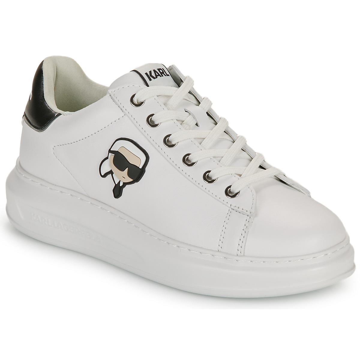 Karl Lagerfeld - KAPRI Karl NFT Lo Lace - White / Black