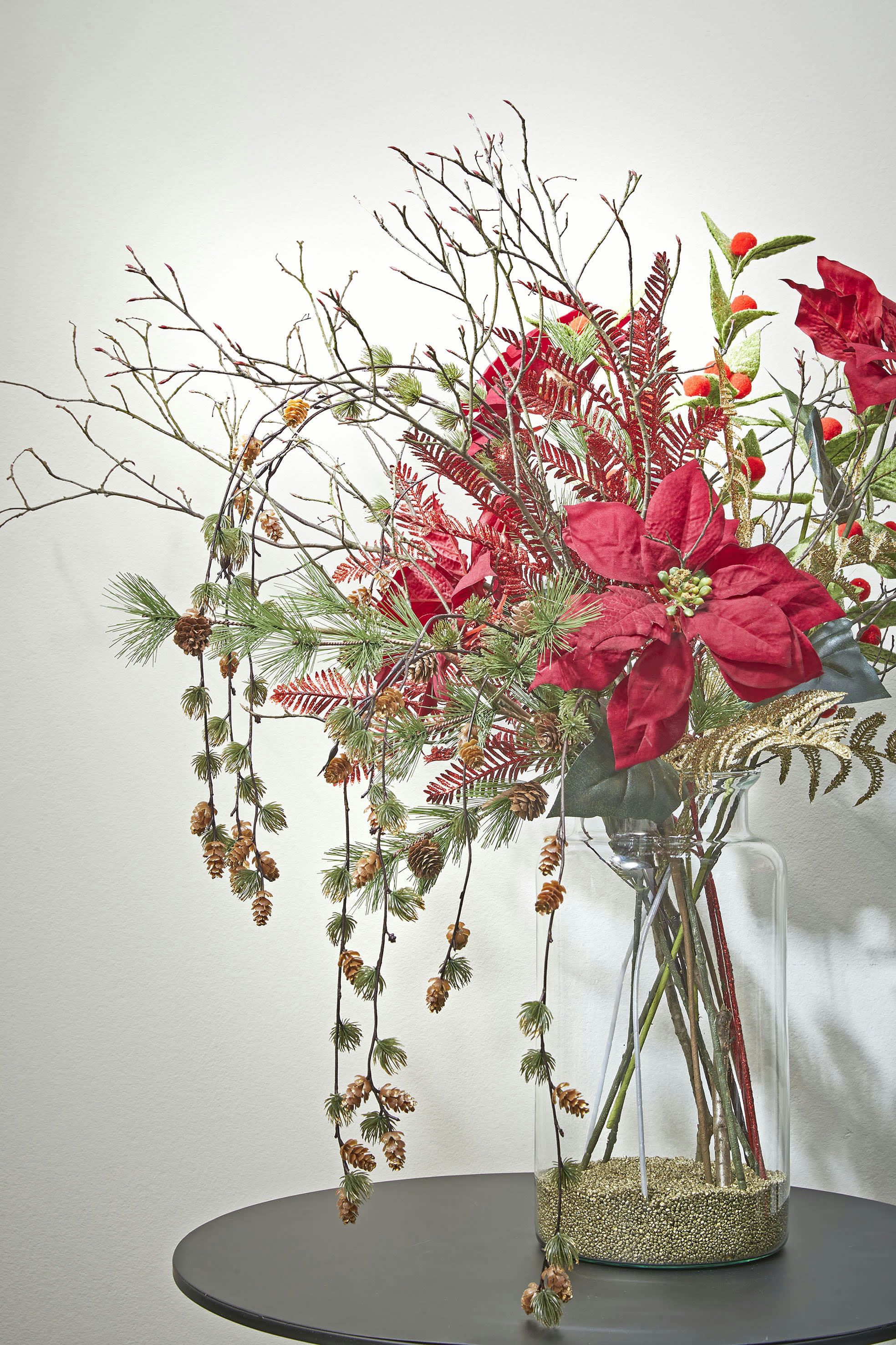 VIENNE - Vase en verre recyclé H44