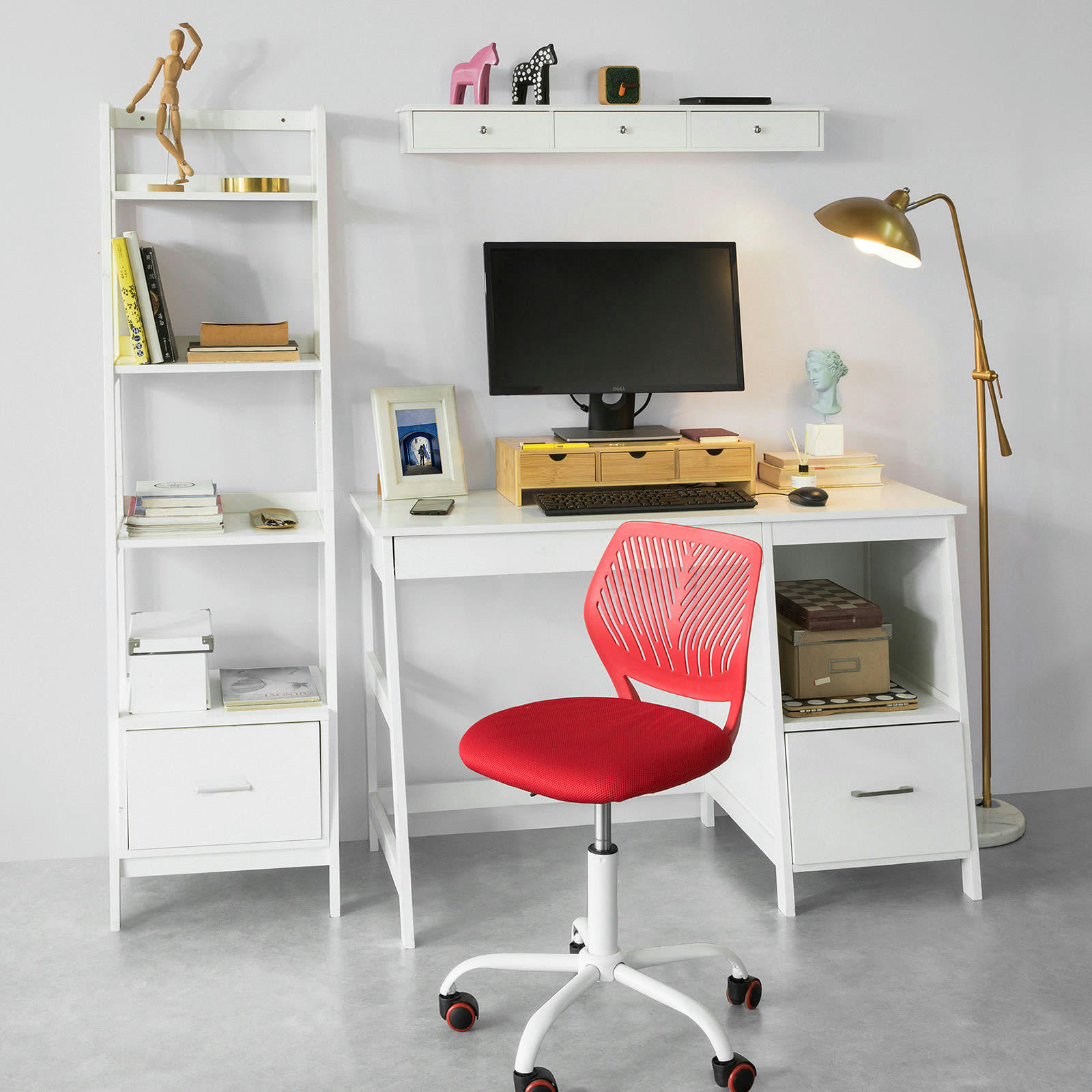 - Support d'écran en bambou