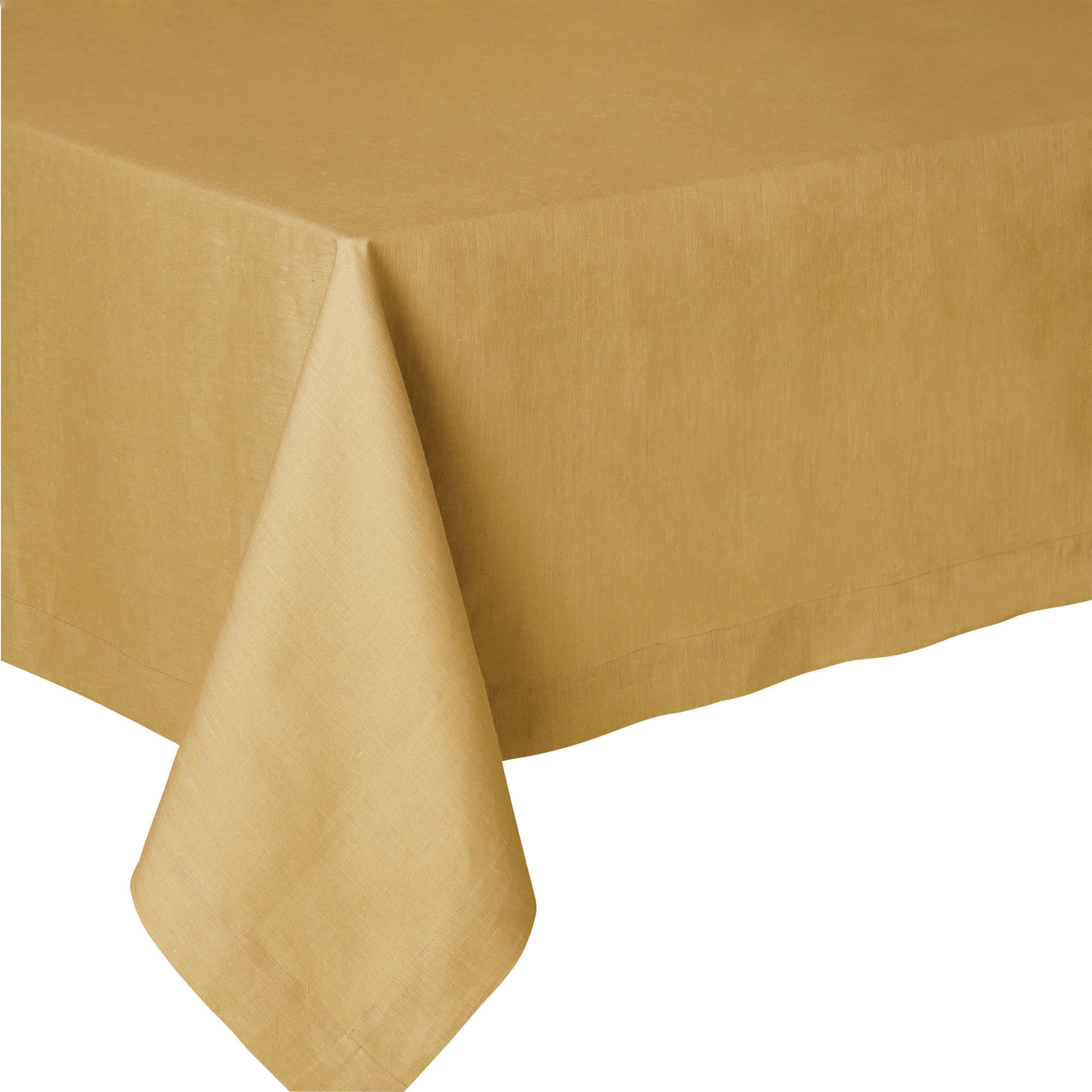 FLORENCE - Nappe en lin jaune 170x250