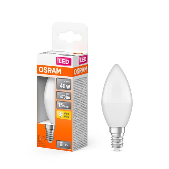 LED-Leuchtmittel »LED STAR CLASSIC B«, 4,9 W, E14, warmweiß