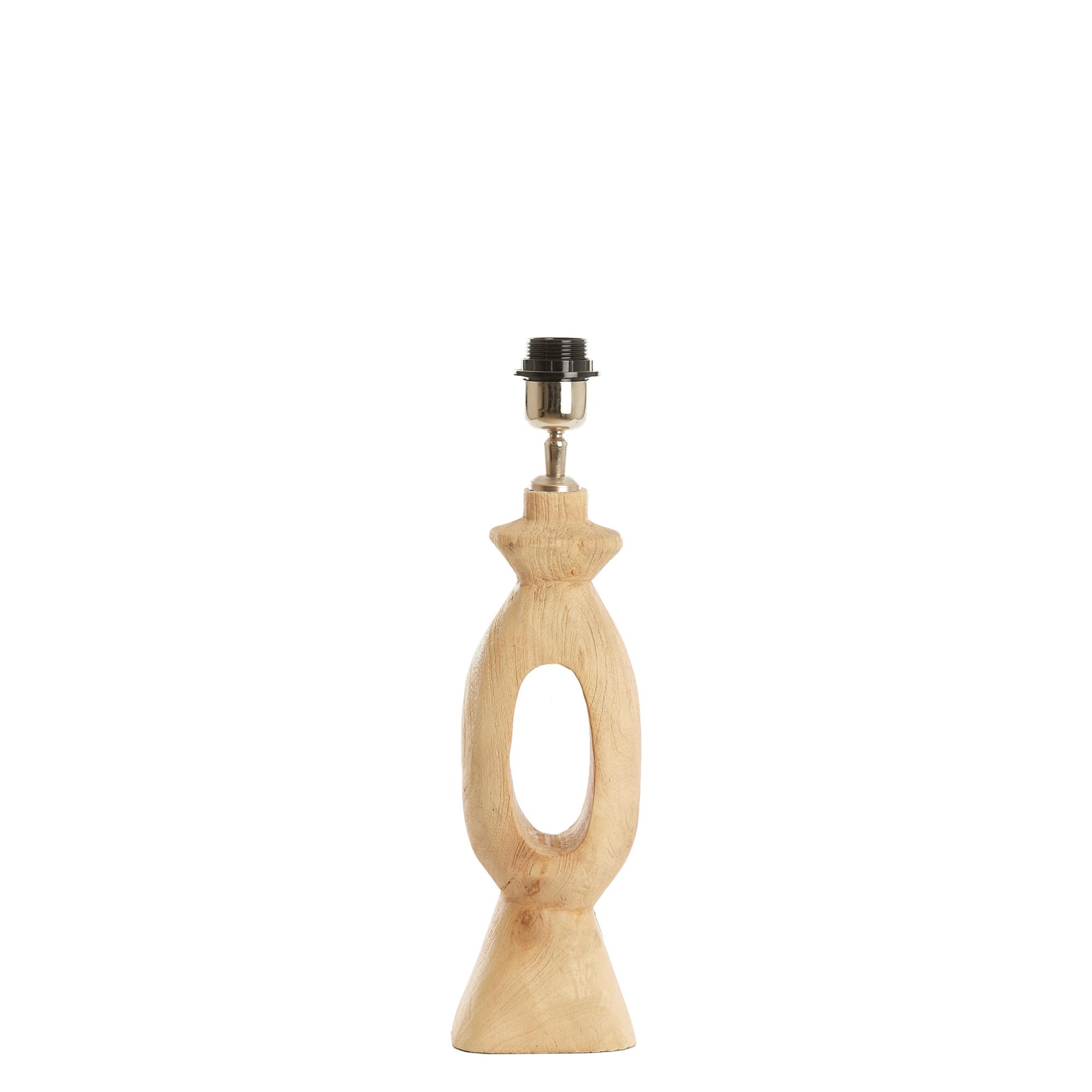 Light & Living lampvoet Django - bruin - 11x9x45cm