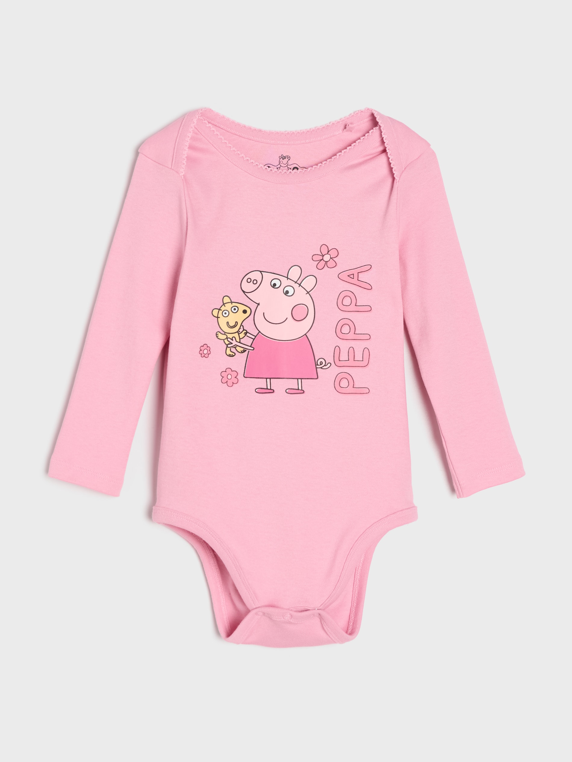 Bawełniane body z nadrukiem Peppa Pig