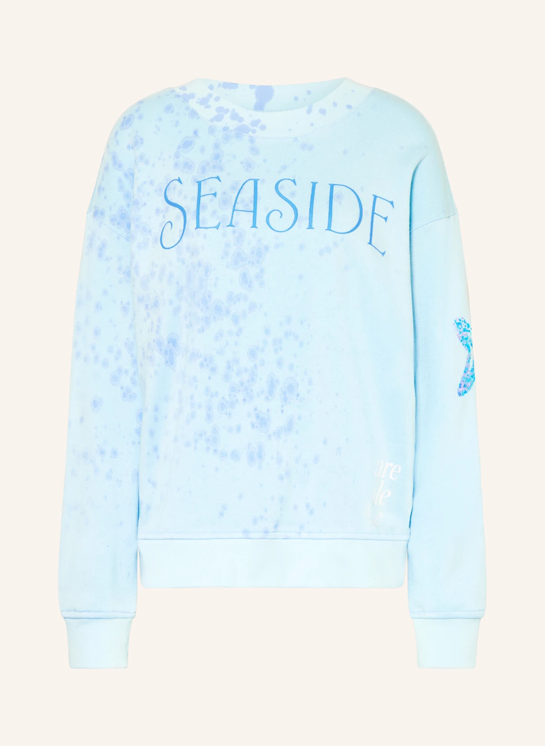 yippie hippie Sweatshirt mit Pailletten