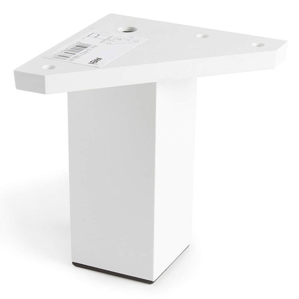 MØBELBEN REI ABS-PLAST 40X40X100MM HVIT