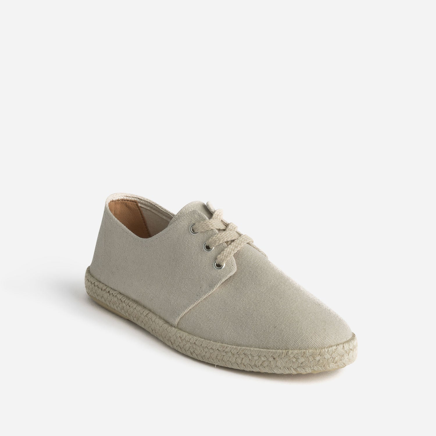 Espadrille beige en toile éco-conçu