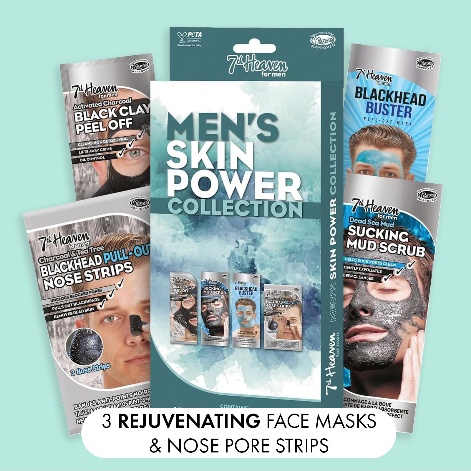 7th Heaven Mens Skin Power Collection Gift Set