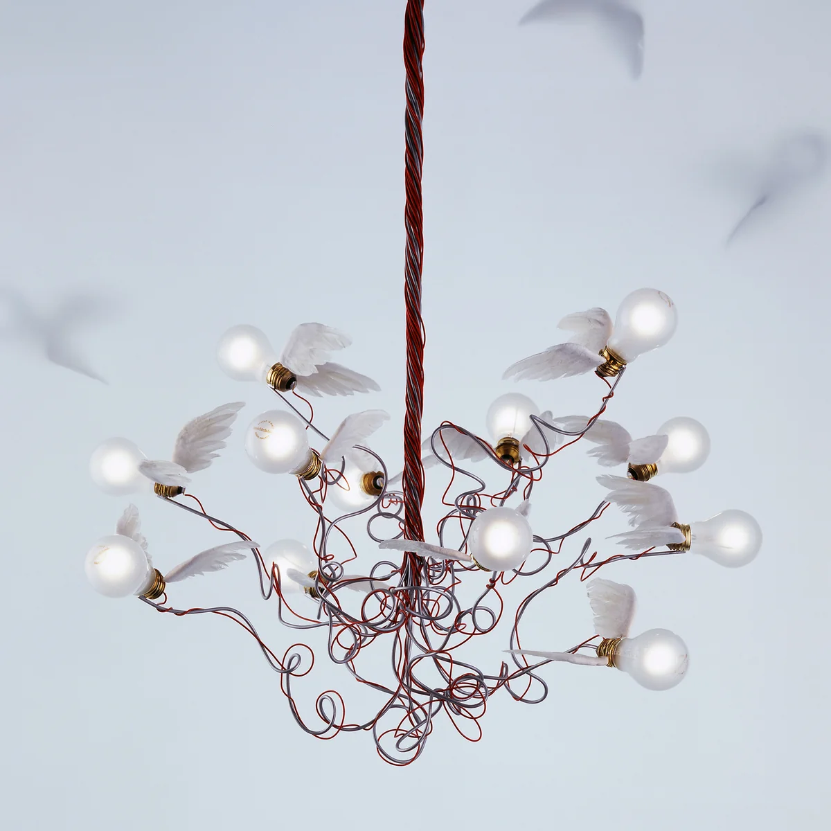 Ingo Maurer - Birdie Pendelleuchte, transparent
