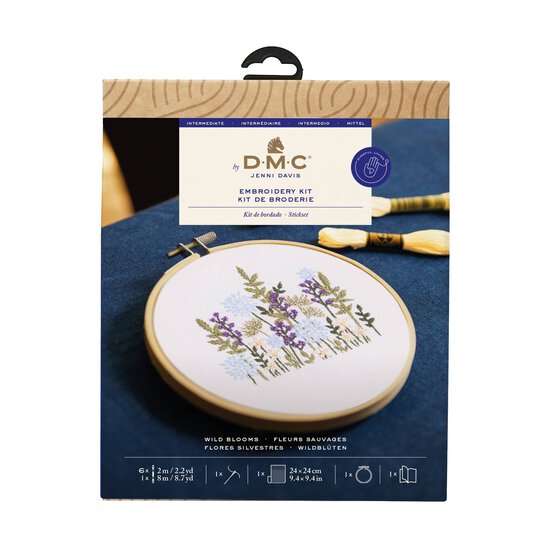 DMC Wild Blooms Embroidery Kit