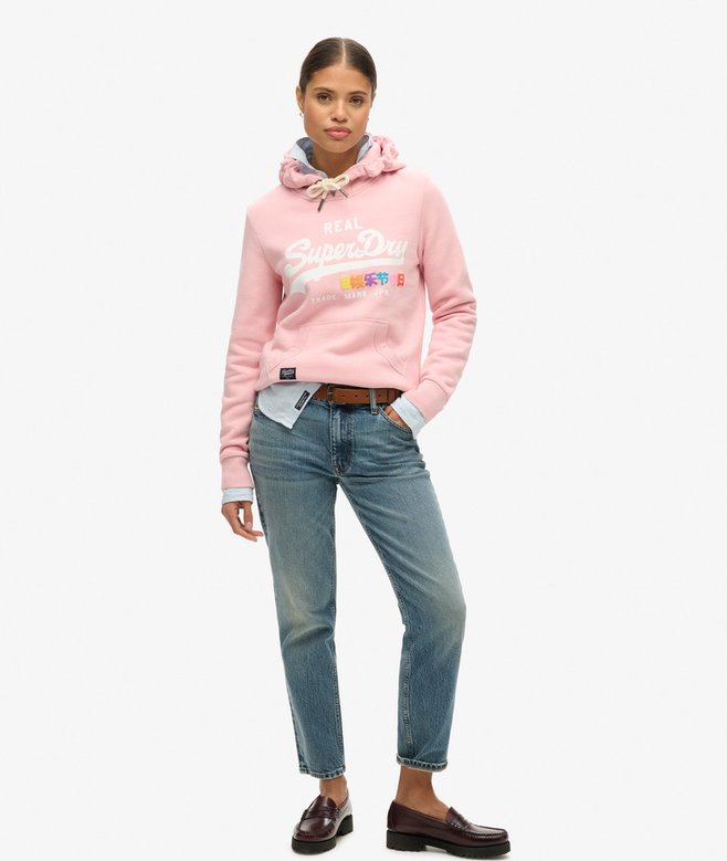 Vintage Logo Pop Hoodie