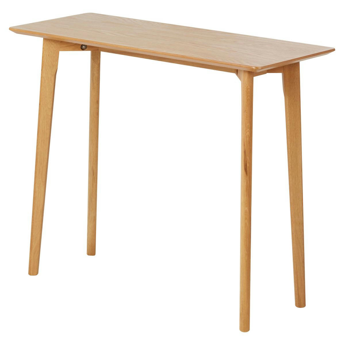 SCANDIE - Console en chêne naturel 90cm