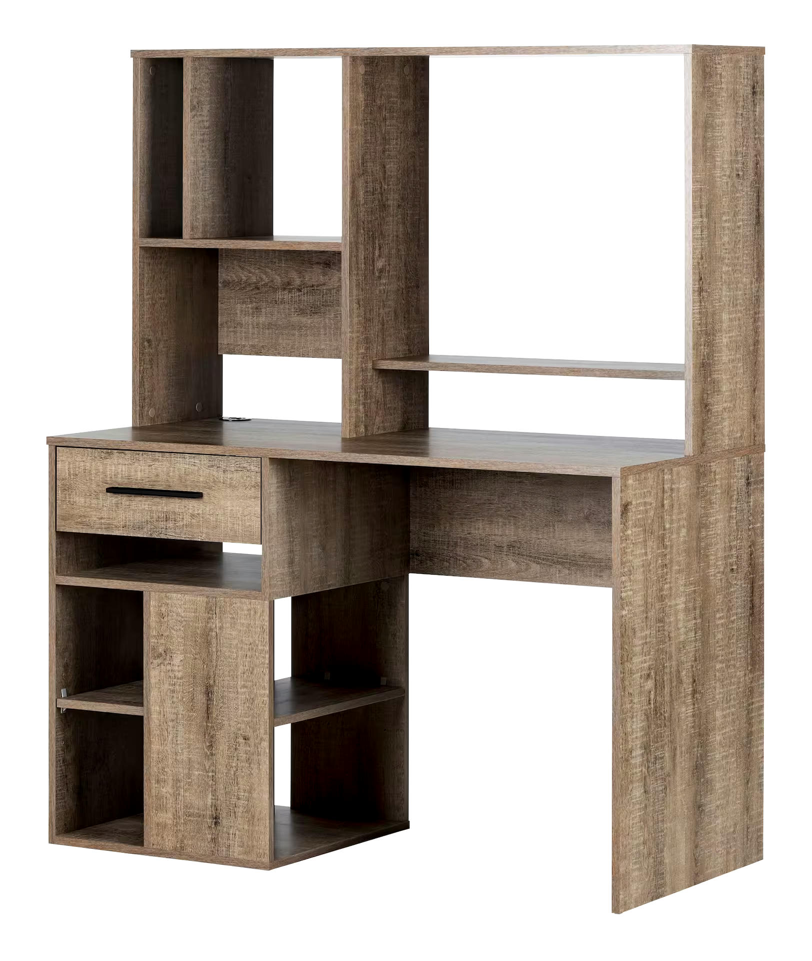 South Shore Annexe 1-Drawer Home Office Computer Desk With Hutch
