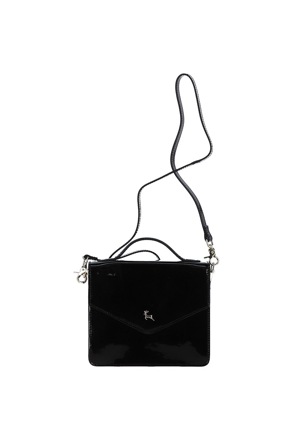 Ashwood Leather Allegra' Patent Leather Small Cross Body Bag