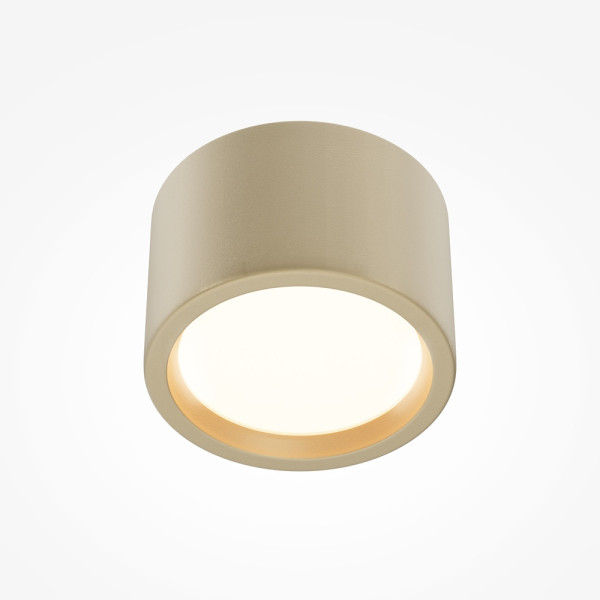 Spot reflektor okrągły matowy złoty Hydra LED 10W biały ciepły IP44 Maytoni