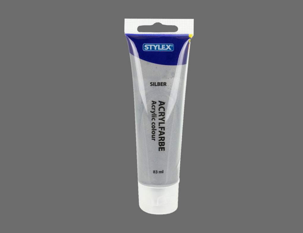Acrylfarbe silber
