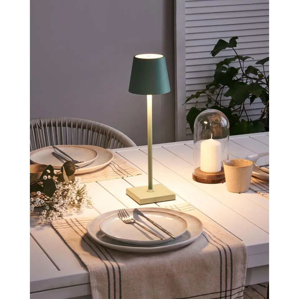 BACEIRO - Tafellamp - Groen - Aluminium