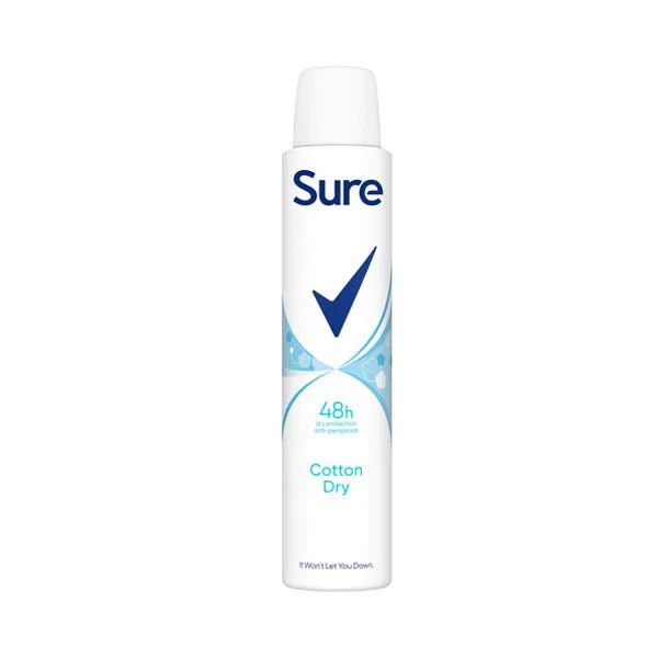 Sure Anti Persp Cotton Dry 200ML