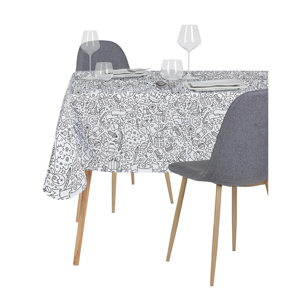 Nappe No&euml;l à colorier 128x240cm