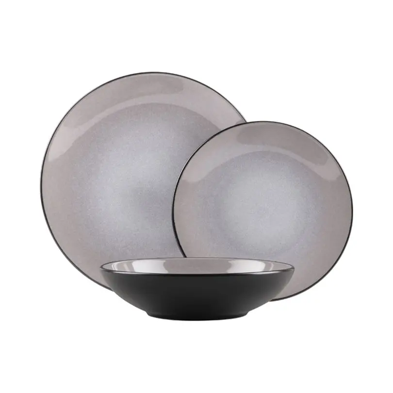 Geschirrset 18-teilig Taupe Collection