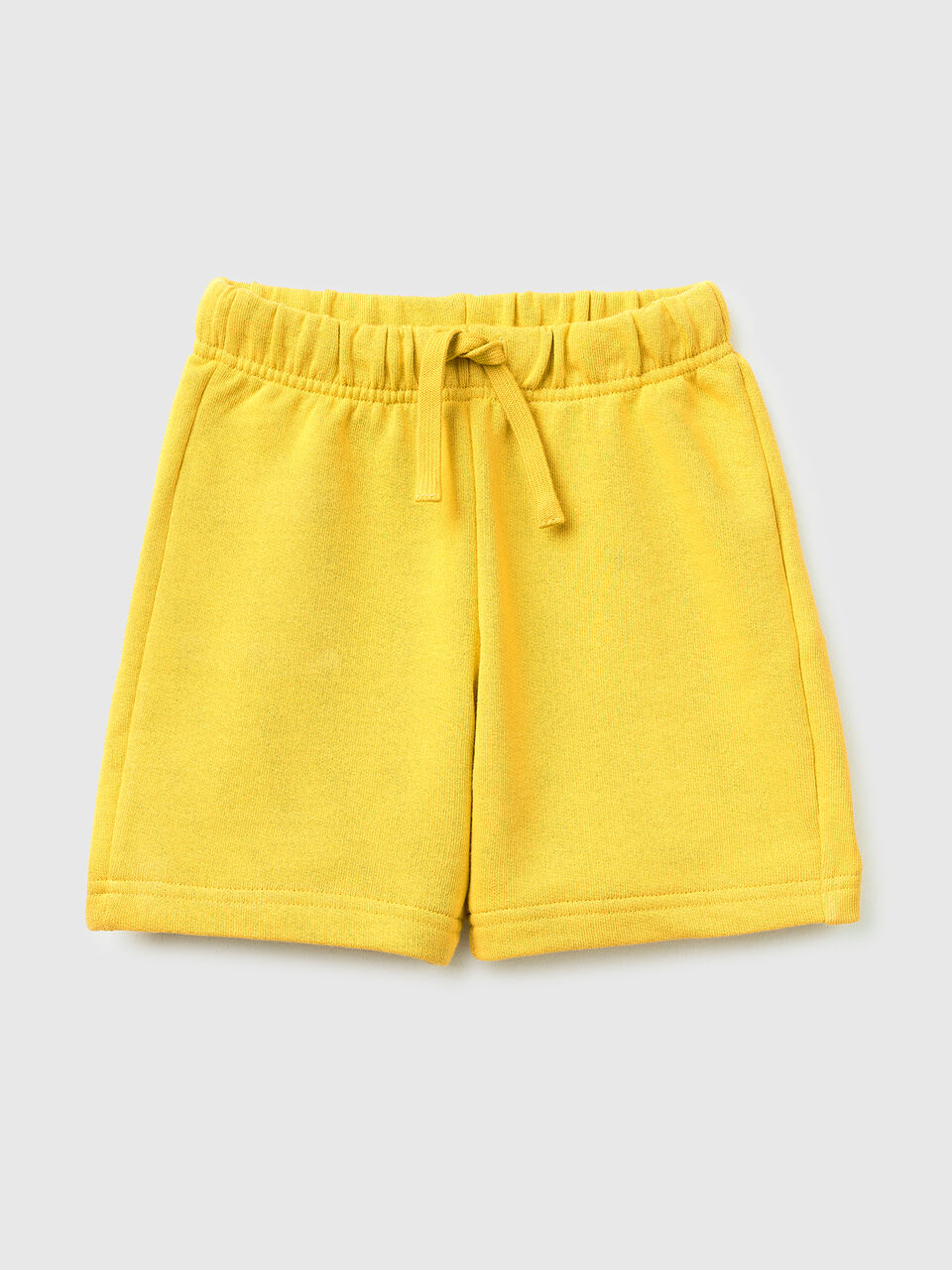 Cotton fleece bermuda shorts