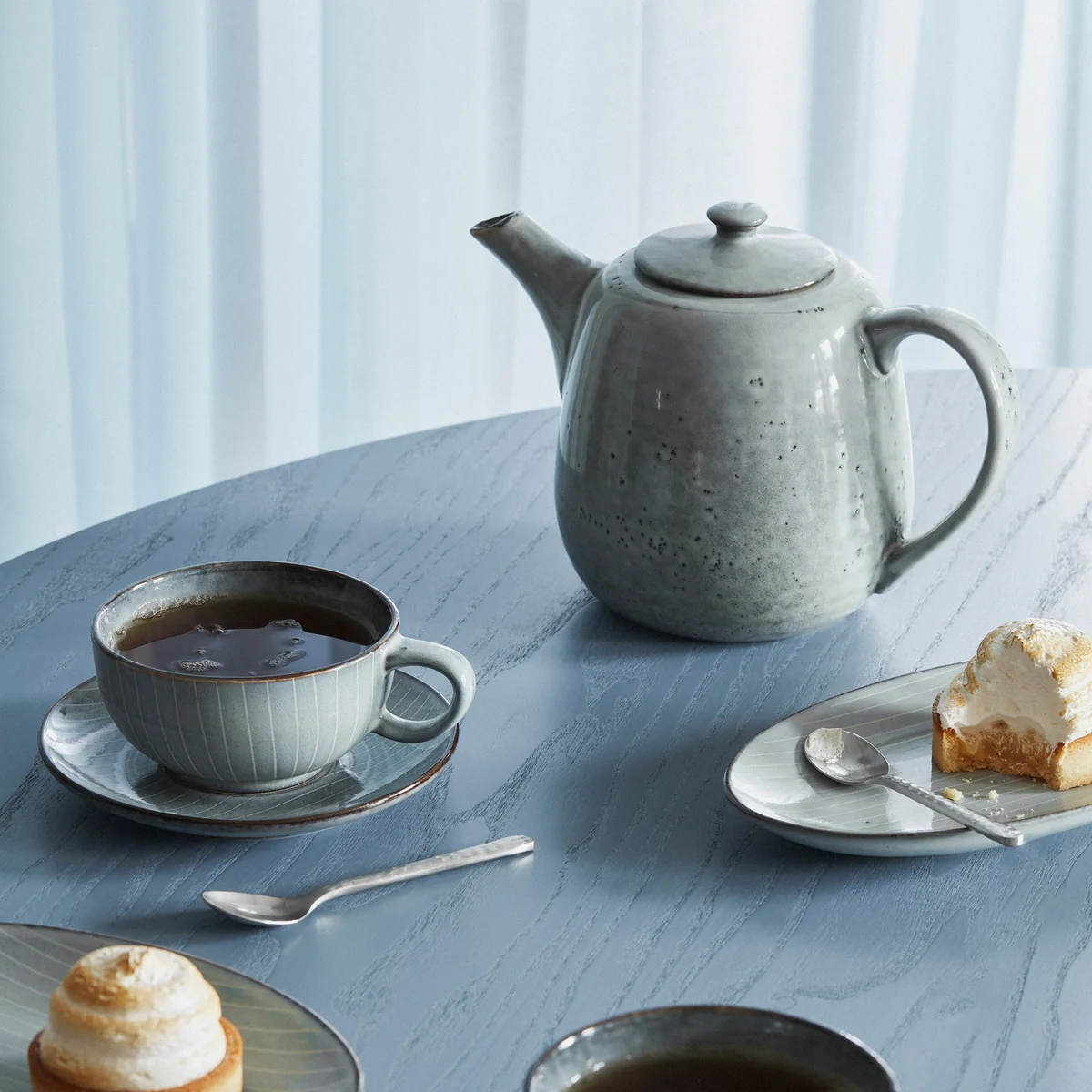 Broste Copenhagen - Nordic Sea Tasse mit Untertasse