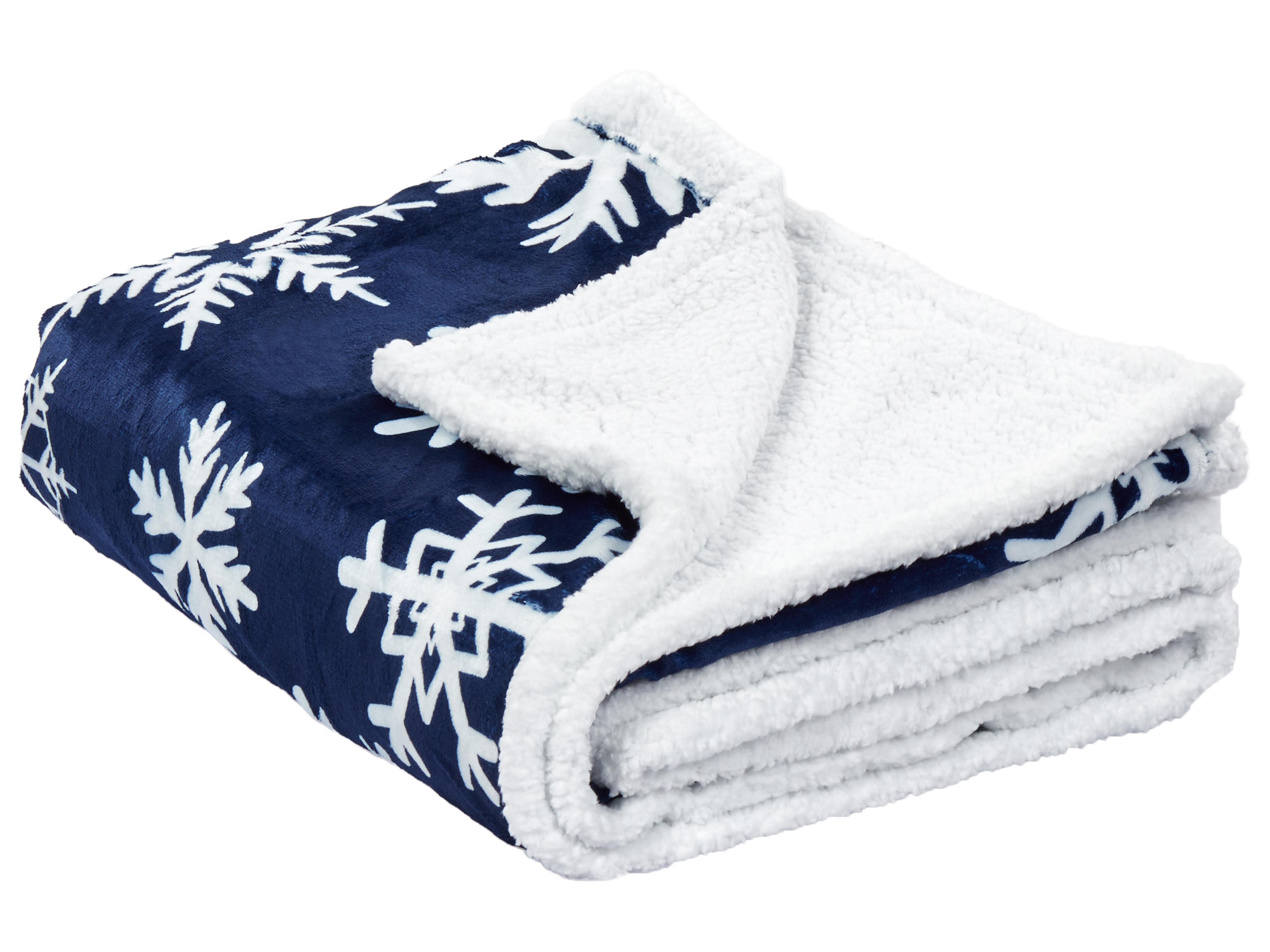 Blanket ANISE 150 x 200 cm Dark Blue