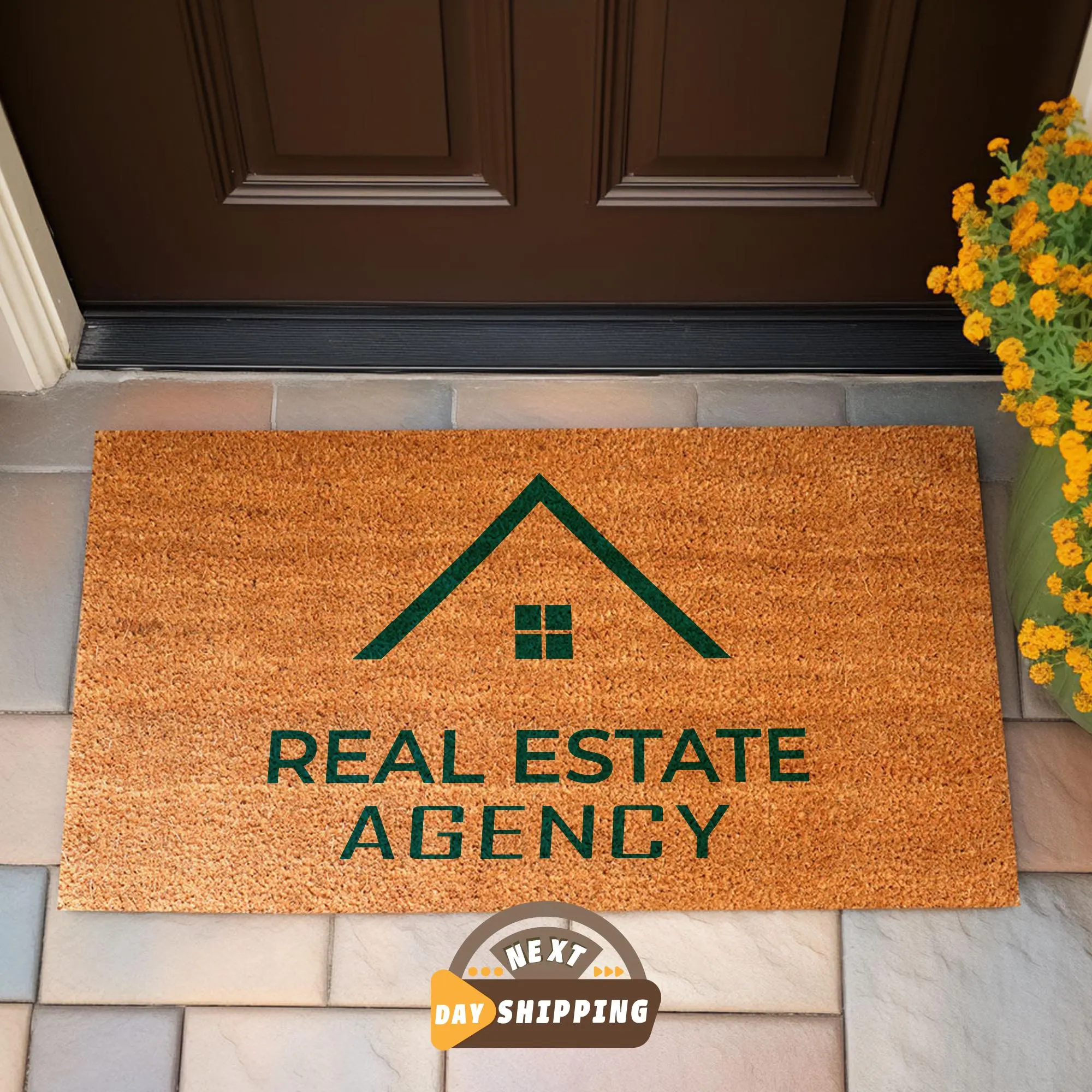 Custom Logo Doormat, Custom Coir Doormat, Welcome Doormat, Corporate Logo Doormat, Business Entryway Decor, Custom Doormat, Porch Decor