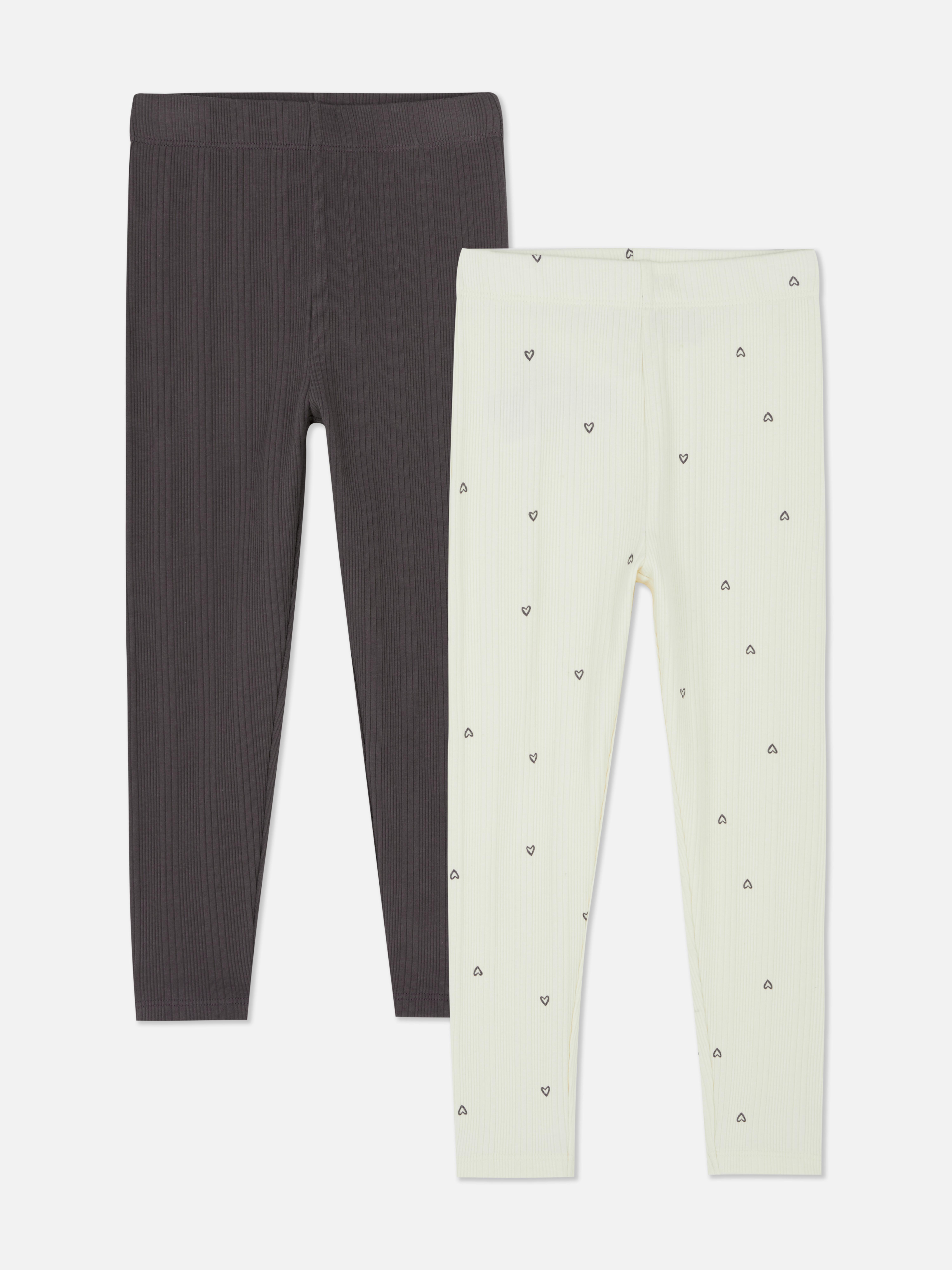 1.5-8yrs | 2pk Ribbed Leggings