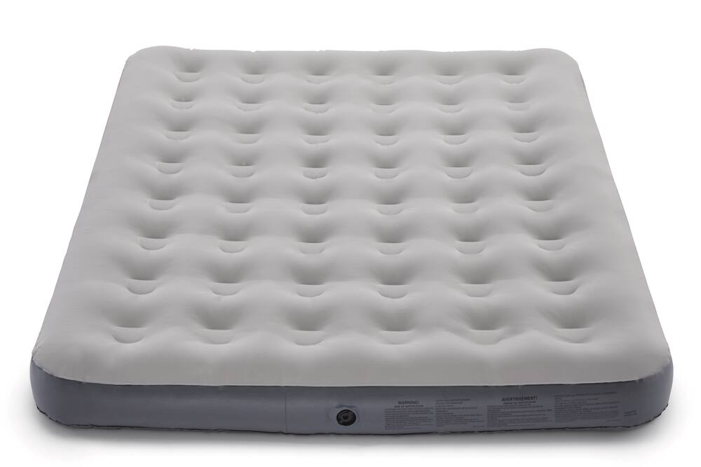 Woods Queen Single-High Inflatable Air Mattress/Airbed w/ 2-in-1 Pump For AC/DC Outlets