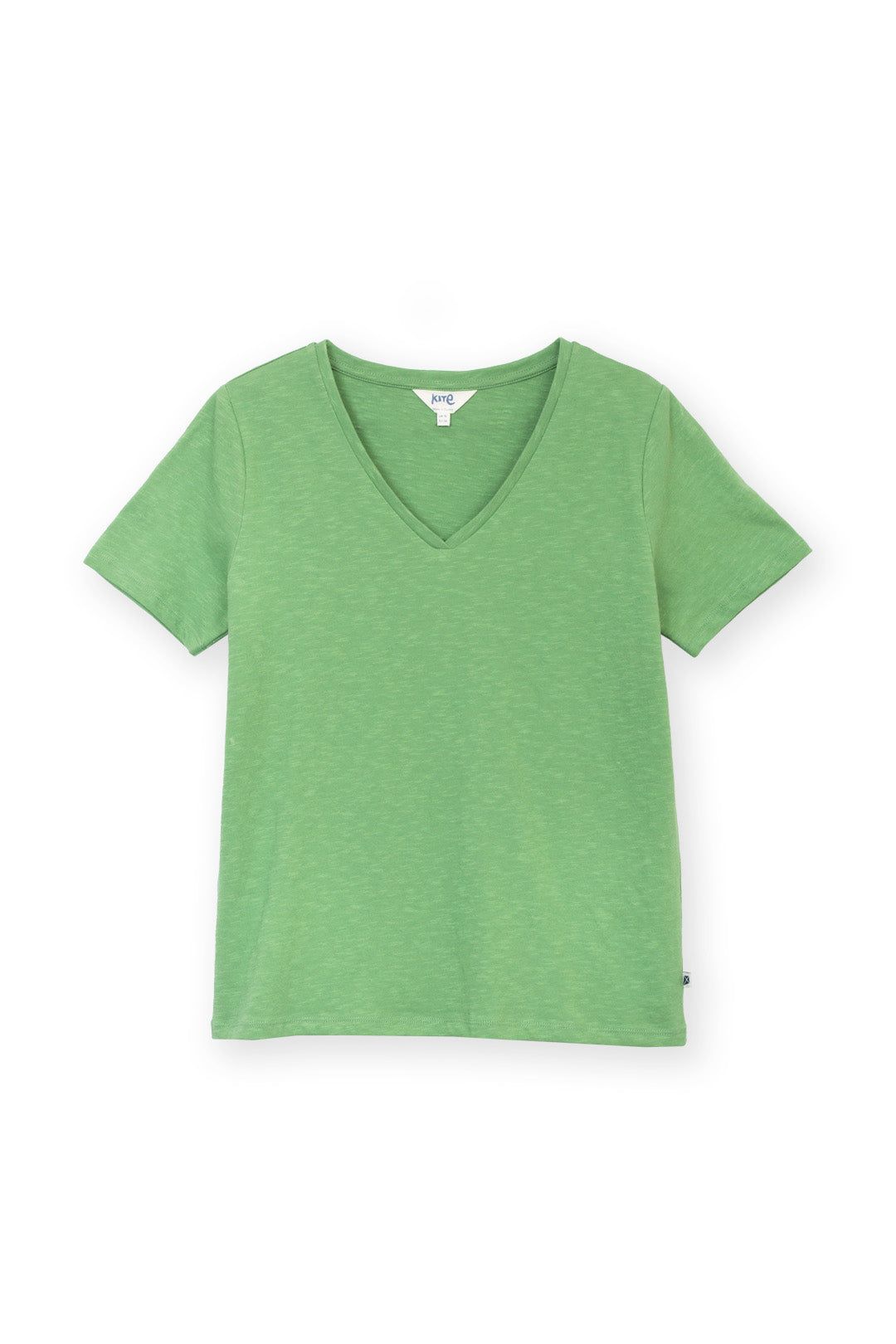 Kite Sandford V-Neck Slub Jersey T-Shirt Ivy