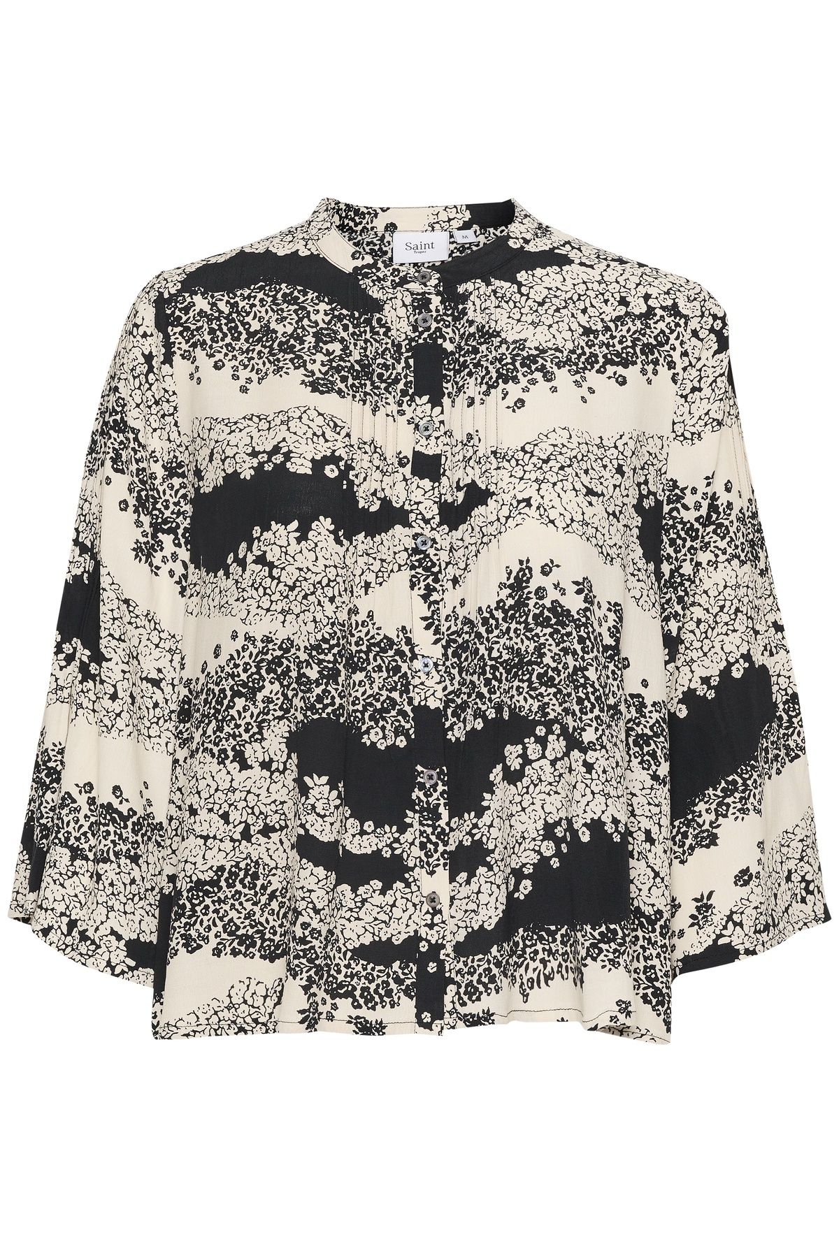 Saint Tropez IselinSZ Round Neck 3/4 Sleeves Shirt