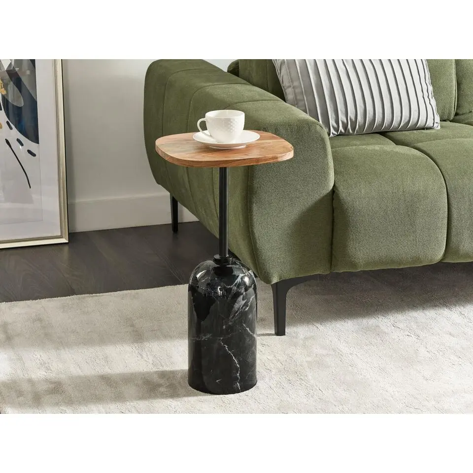 OASIS - Bijzettafel - Zwart/Bruin - Hout