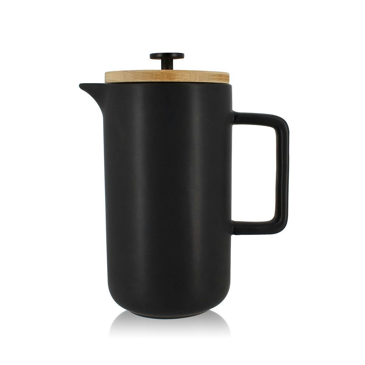 KEYGO - Cafetière à piston en porcelaine 1,3L