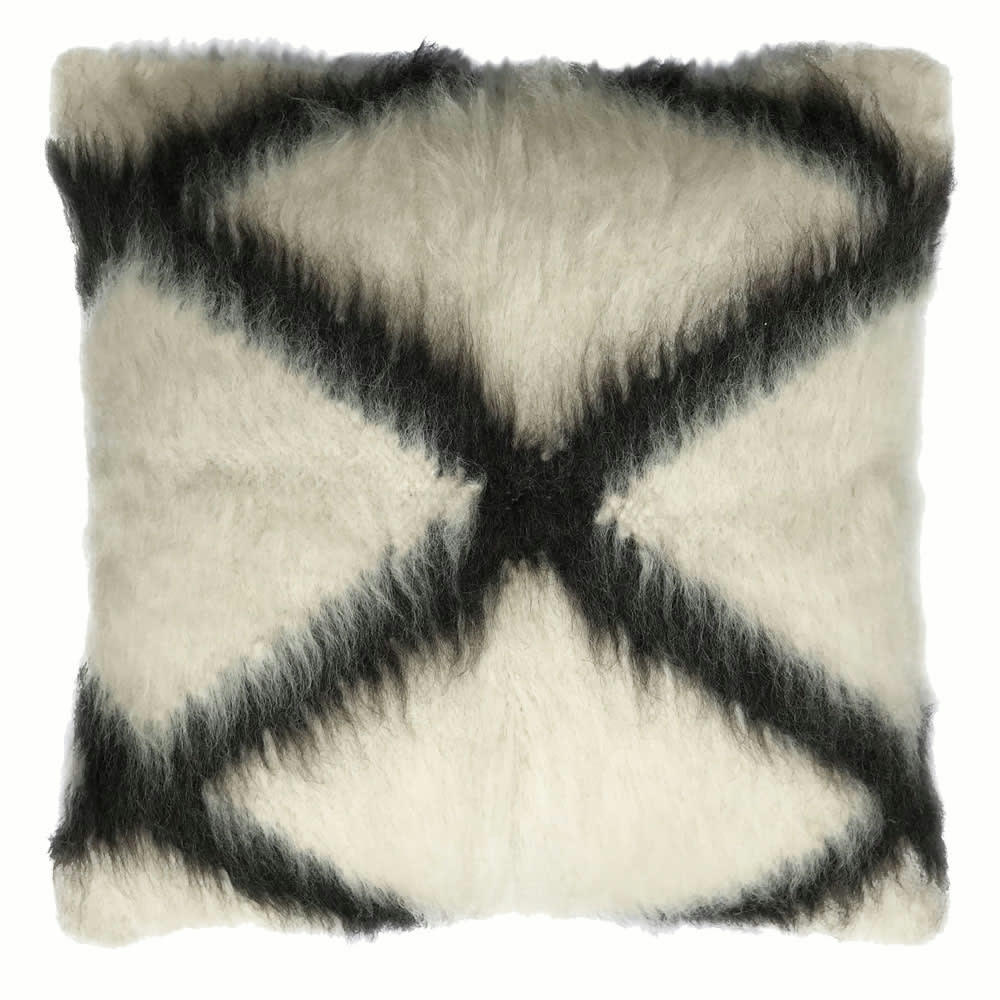 WOOL HANDWOVEN - Coussin de sol 100% laine traverser 90x90