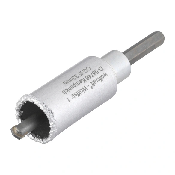 Bohrkranz, Ø: 33 mm, Hartmetall