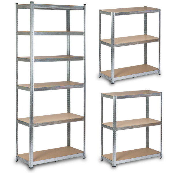 Regał magazynowy 222x90x40 metalowy 6 półek 900kg Humberg