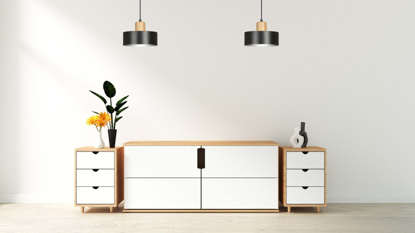 Lampa Wisząca Torin 1 Black
