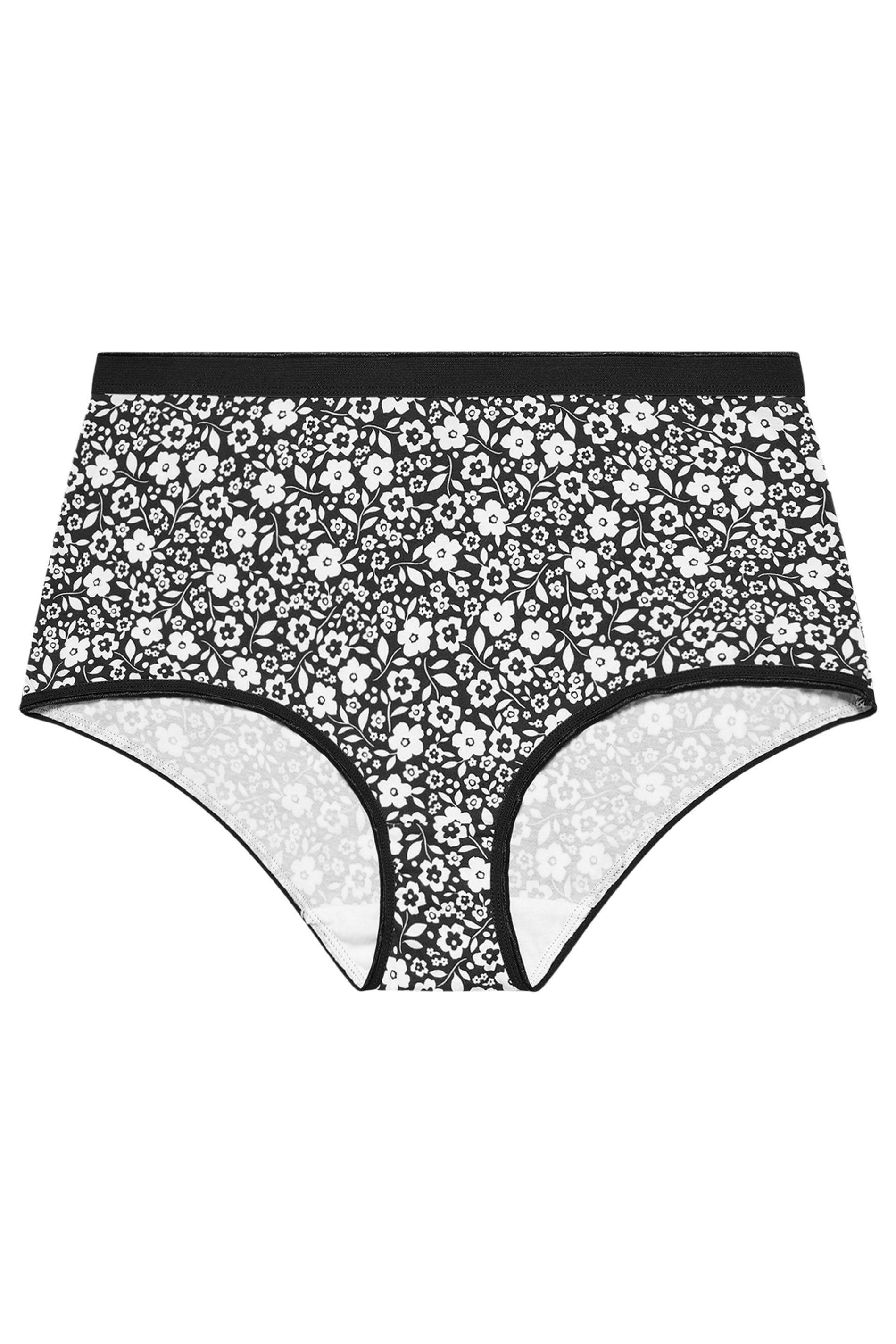 Yours 5 Pack Floral Full Briefs