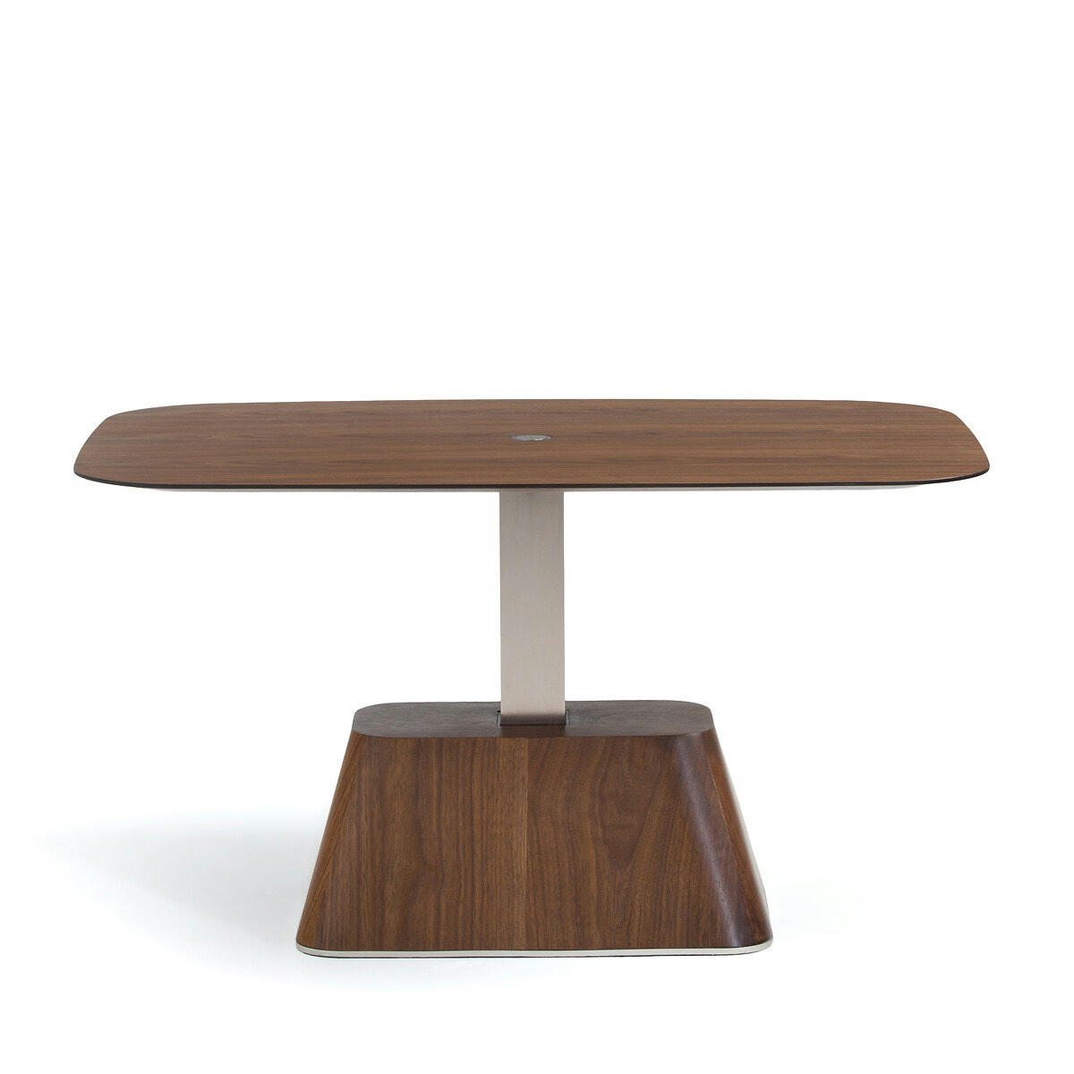 Table up & down rectangulaire en noyer, Alteza