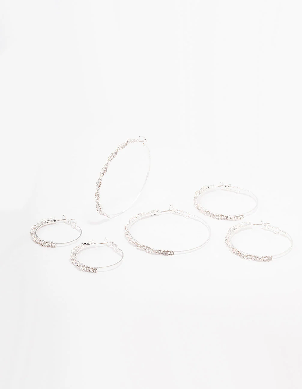 Silver Twisted Hoop Earring 3-Pack