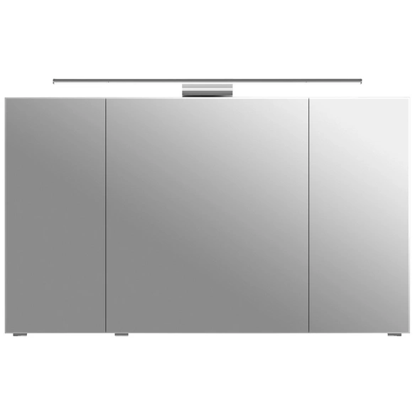 Spiegelschrank »Sprint Serie 6005«, BxHxT: 120 x 70,3 x 17 cm, 3-türig, weiß hochglanz